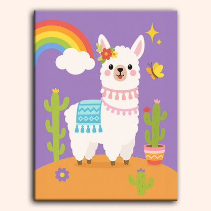 Paint by numbers - Llama Vibes - MyArt