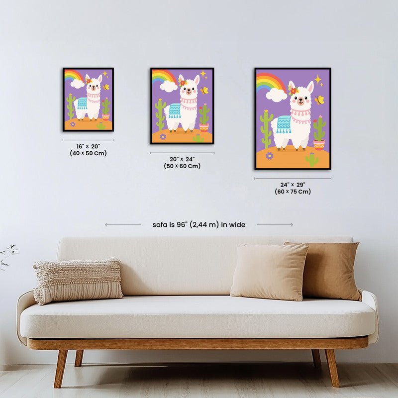 Paint by numbers - Llama Vibes - MyArt