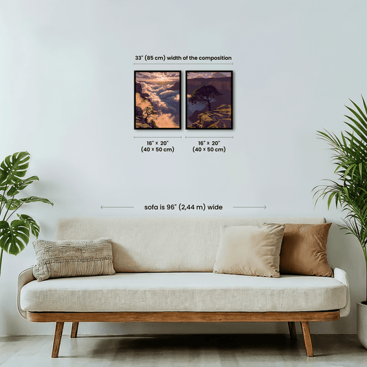 Paint by numbers - Lone Cliff - MyArt