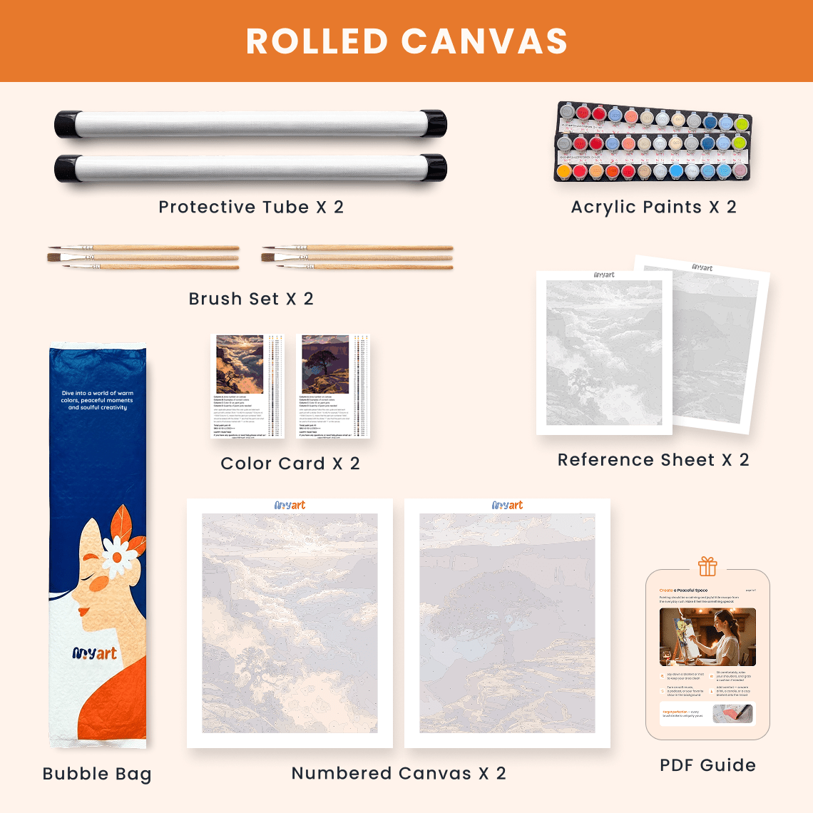 Paint by numbers - Lone Cliff - MyArt