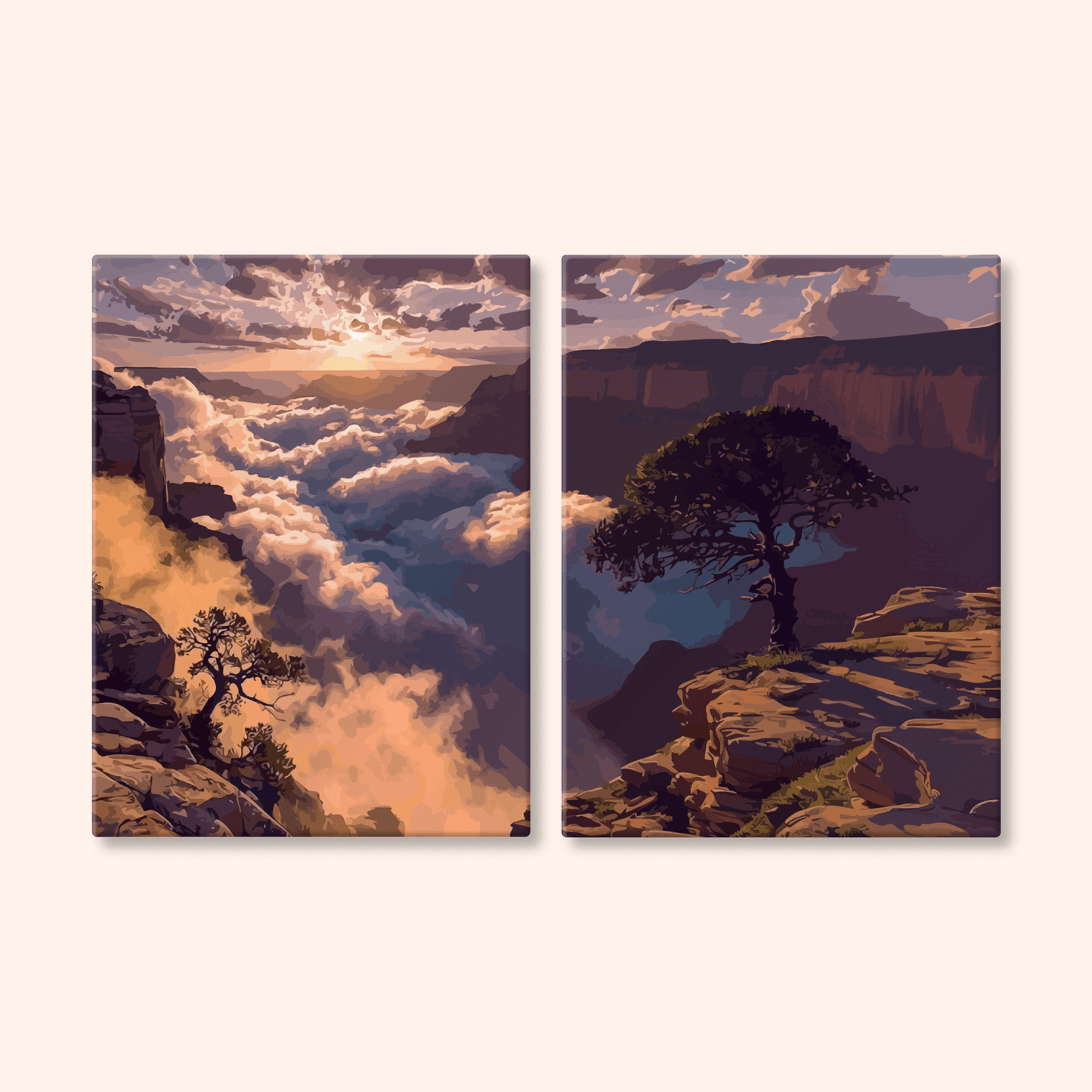 Paint by numbers - Lone Cliff - MyArt