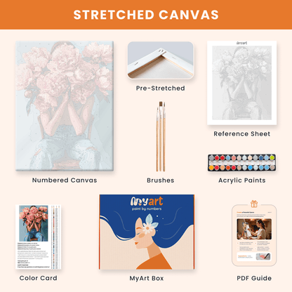 Paint by numbers - Lost in Petals - MyArt