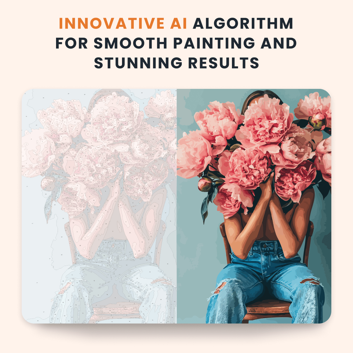 Paint by numbers - Lost in Petals - MyArt