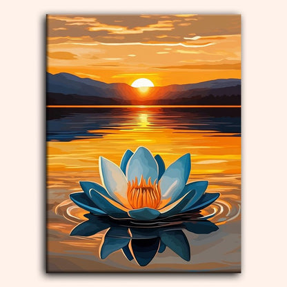 Paint by numbers - Lotus Sunset - MyArt