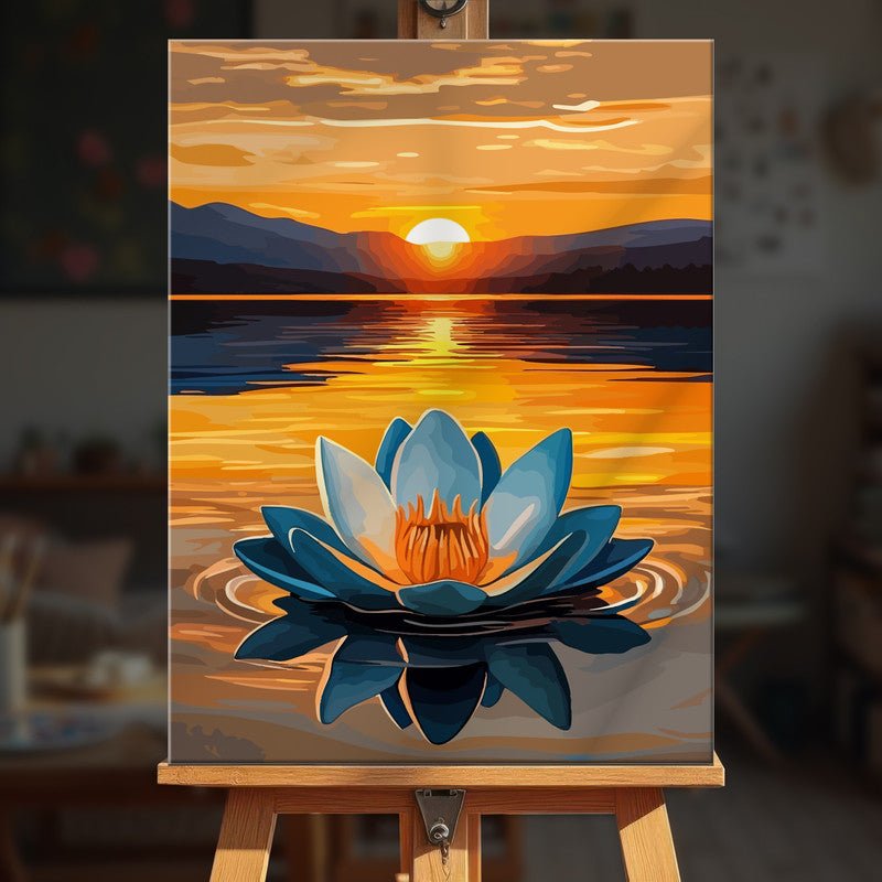 Paint by numbers - Lotus Sunset - MyArt