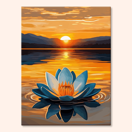 Paint by numbers - Lotus Sunset - MyArt
