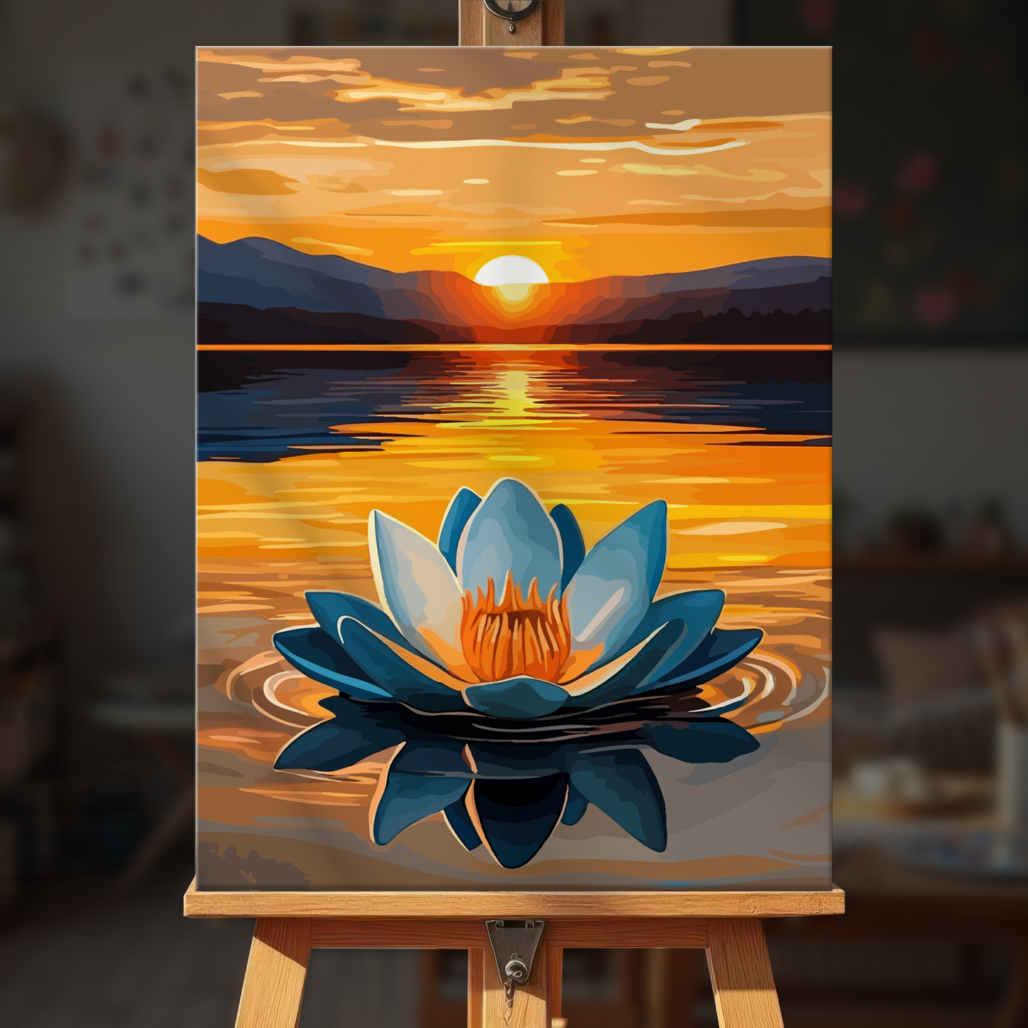 Lotus Sunset