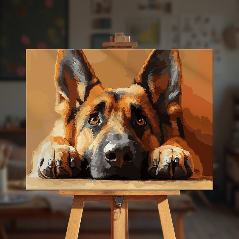 Paint by numbers - Loyal Gaze - MyArt
