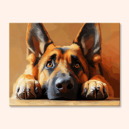 Paint by numbers - Loyal Gaze - MyArt