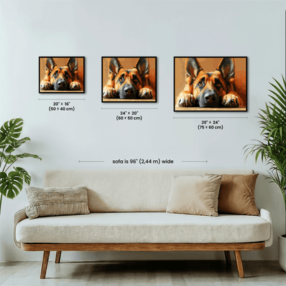 Paint by numbers - Loyal Gaze - MyArt