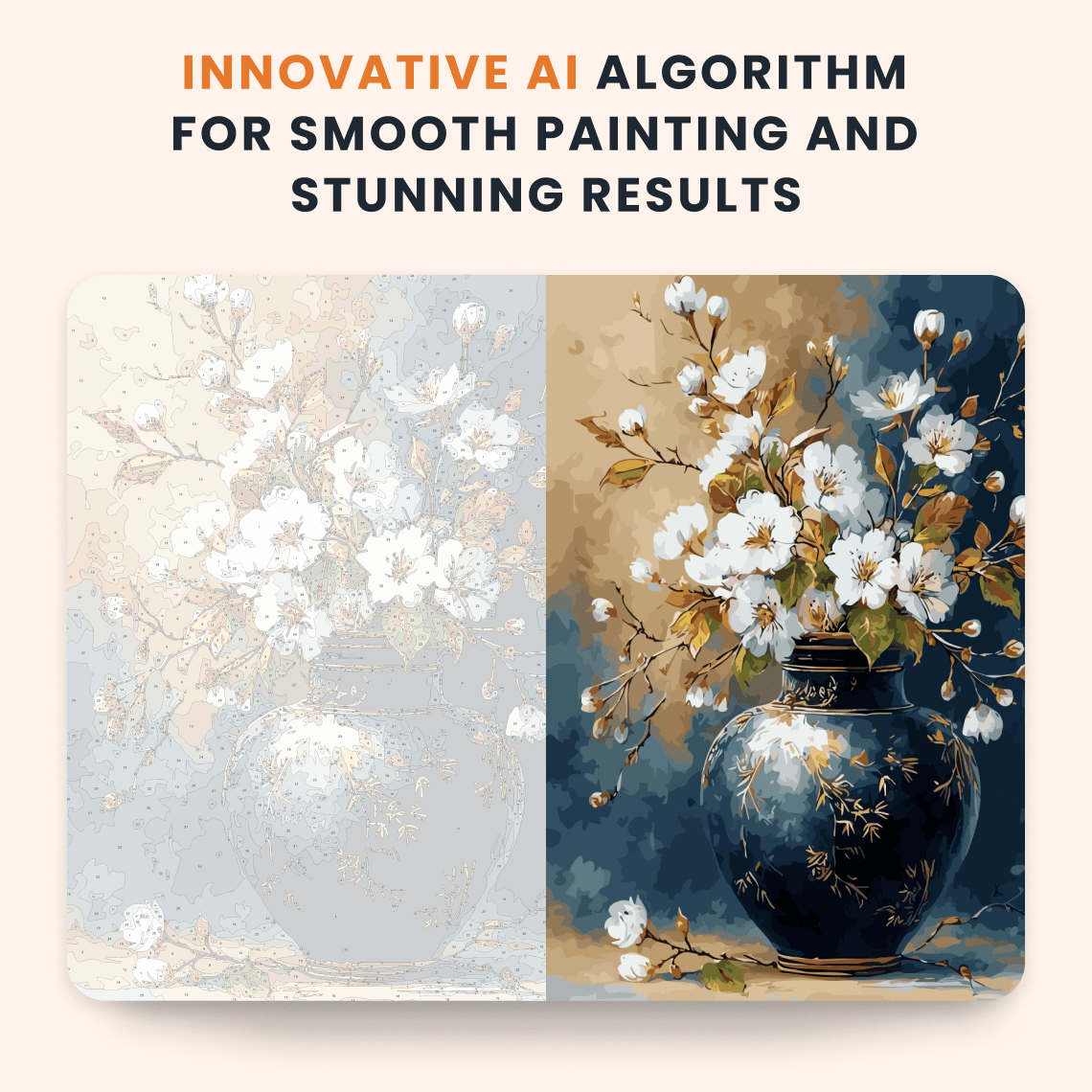 Paint by numbers - Luminous Petals - MyArt