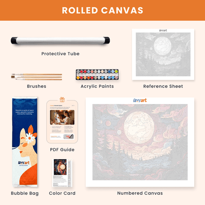 Paint by numbers - Lunar Dreamscape - MyArt