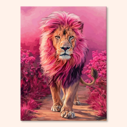 Magenta Lion