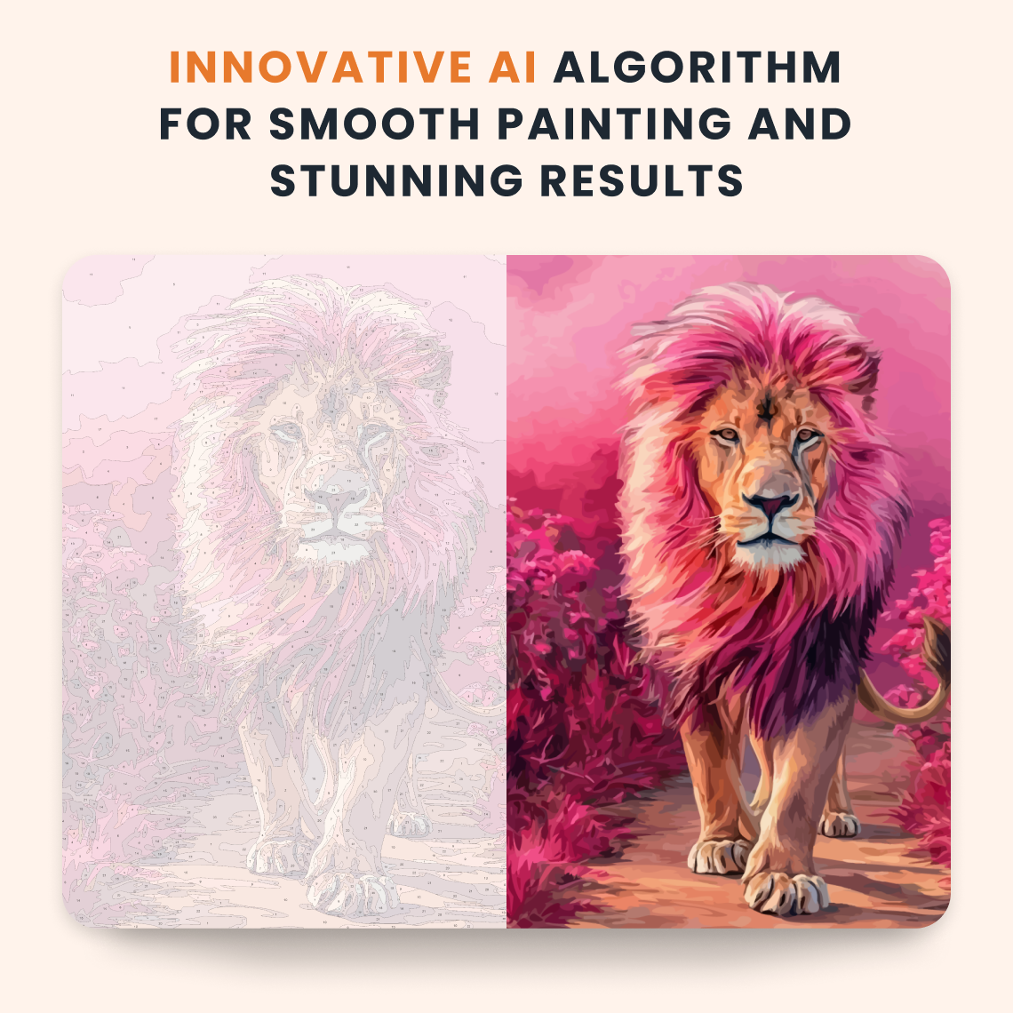 Magenta Lion