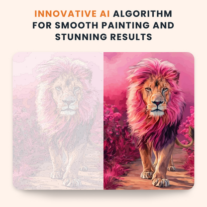 Magenta Lion
