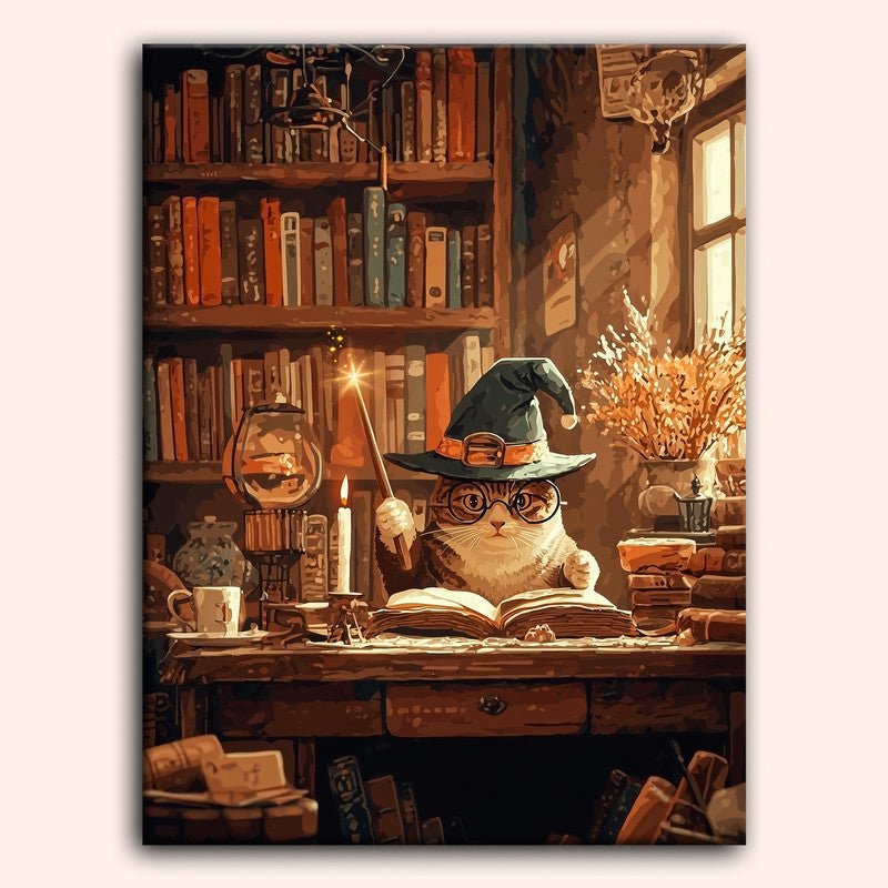 Paint by numbers - Magic Cat - MyArt