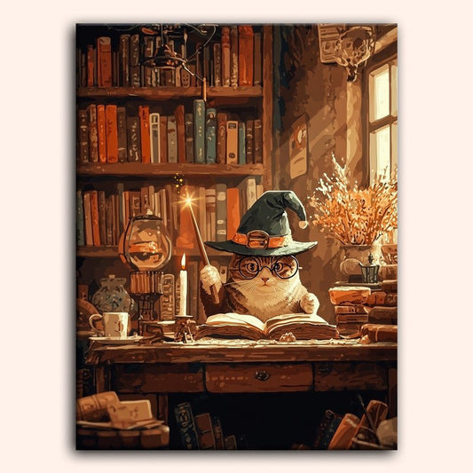 Paint by numbers - Magic Cat - MyArt
