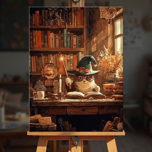 Paint by numbers - Magic Cat - MyArt