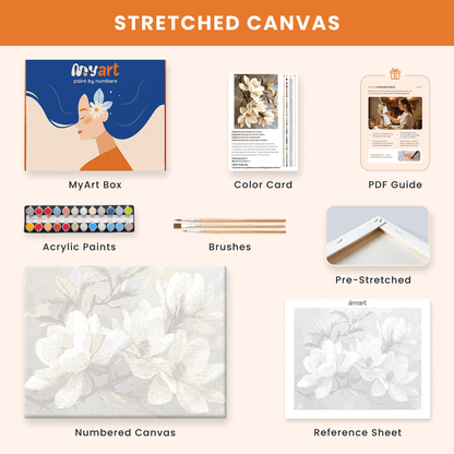 Paint by numbers - Magnolia Elegance - MyArt