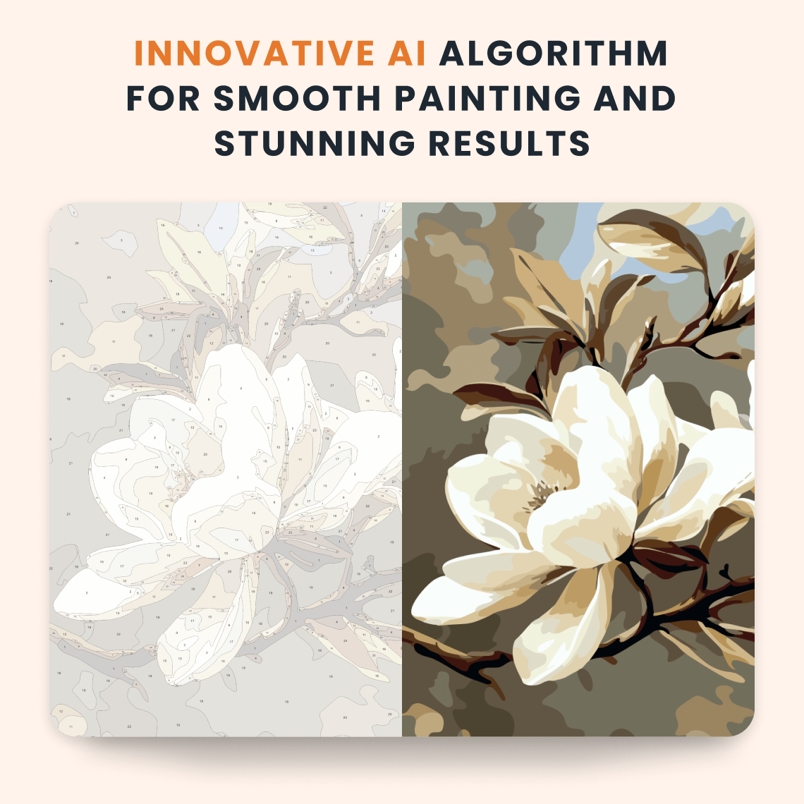 Paint by numbers - Magnolia Elegance - MyArt