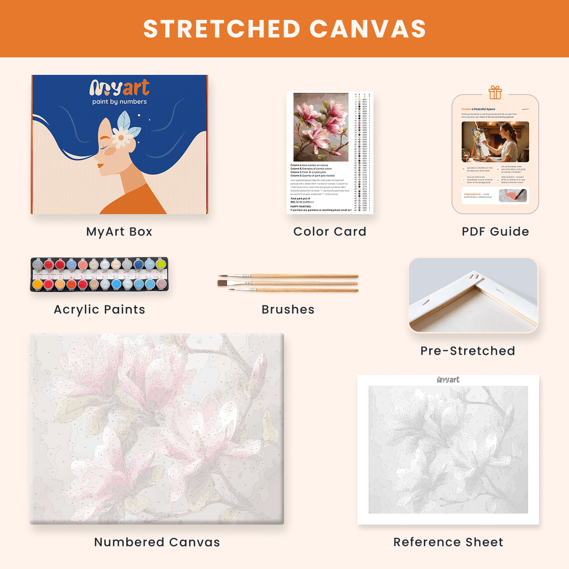 Paint by numbers - Magnolia Light - MyArt