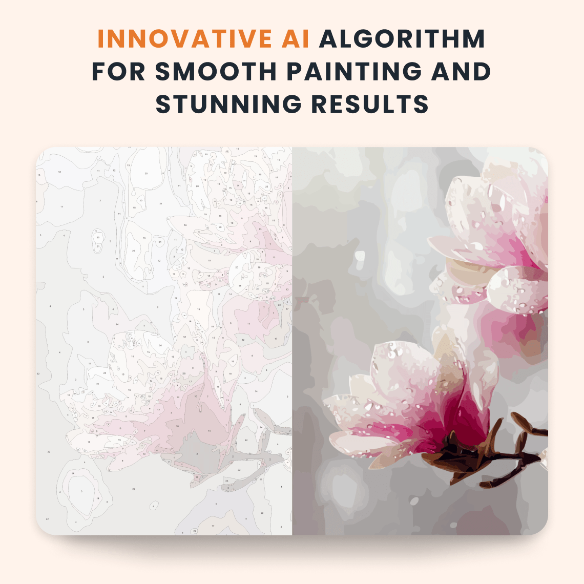 Paint by numbers - Magnolia Mist - MyArt