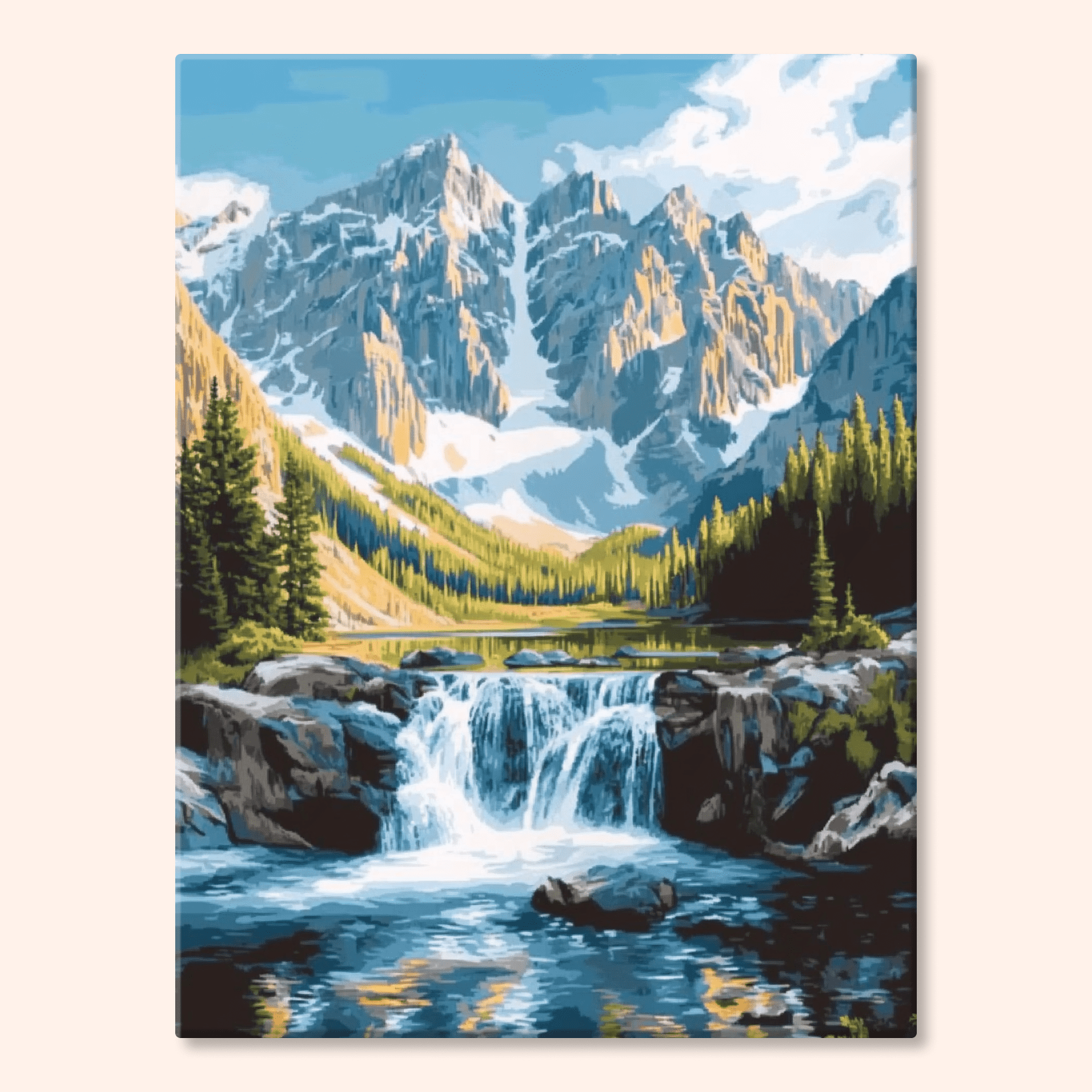 Paint by numbers - Majestic Falls - MyArt