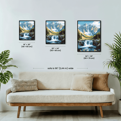 Paint by numbers - Majestic Falls - MyArt