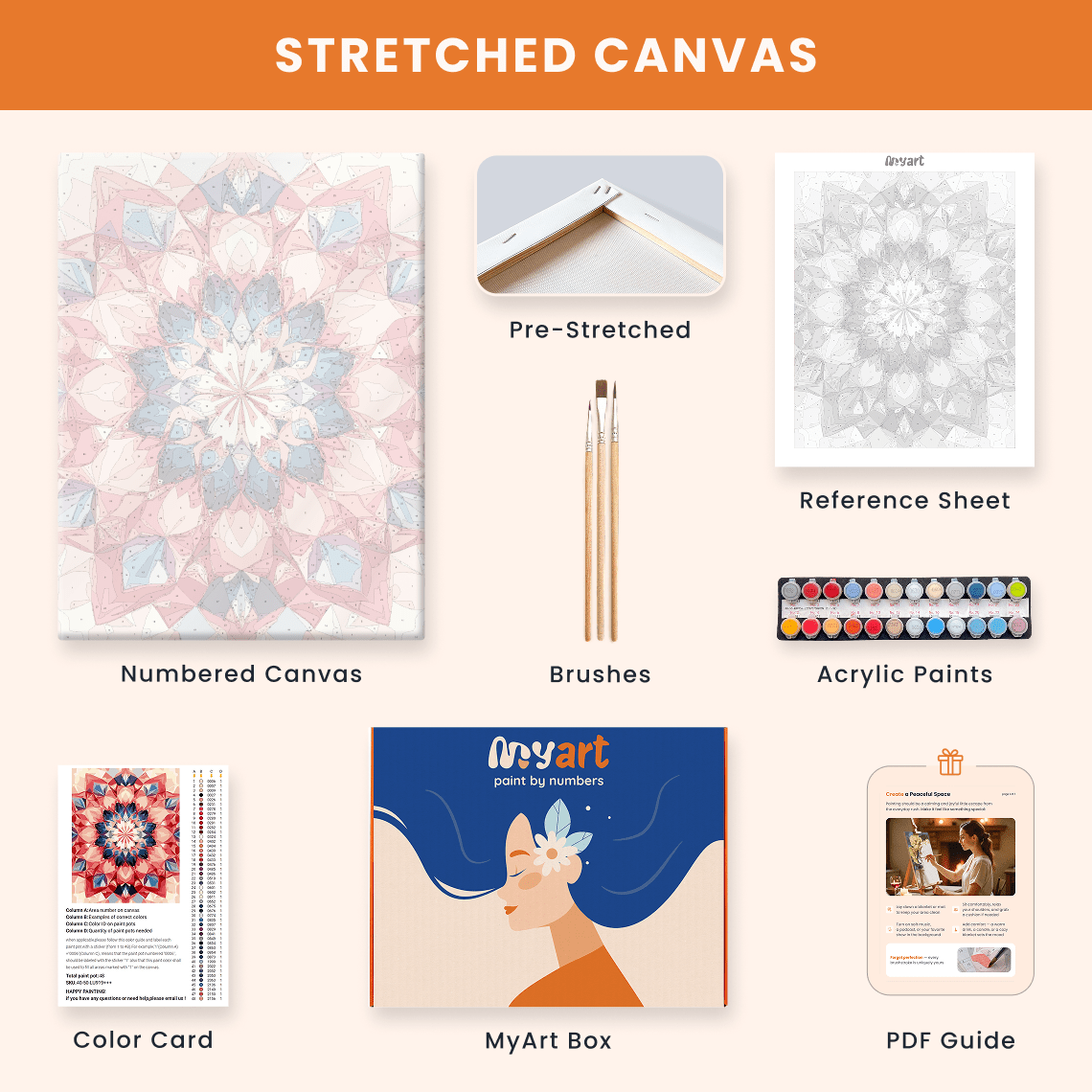 Paint by numbers - Mandala 1 - MyArt