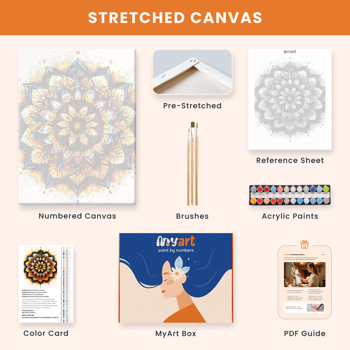 Paint by numbers - Mandala 2 - MyArt