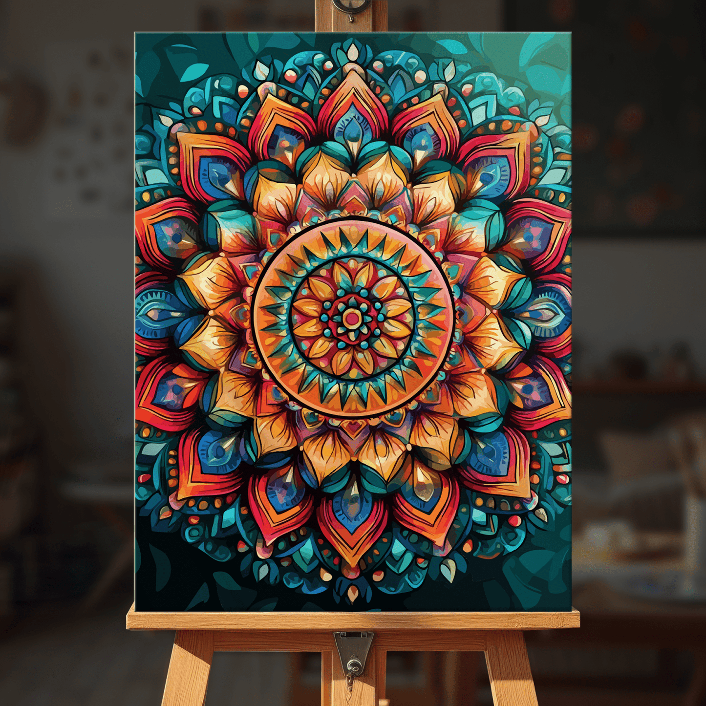 Paint by numbers - Mandala 9 - MyArt