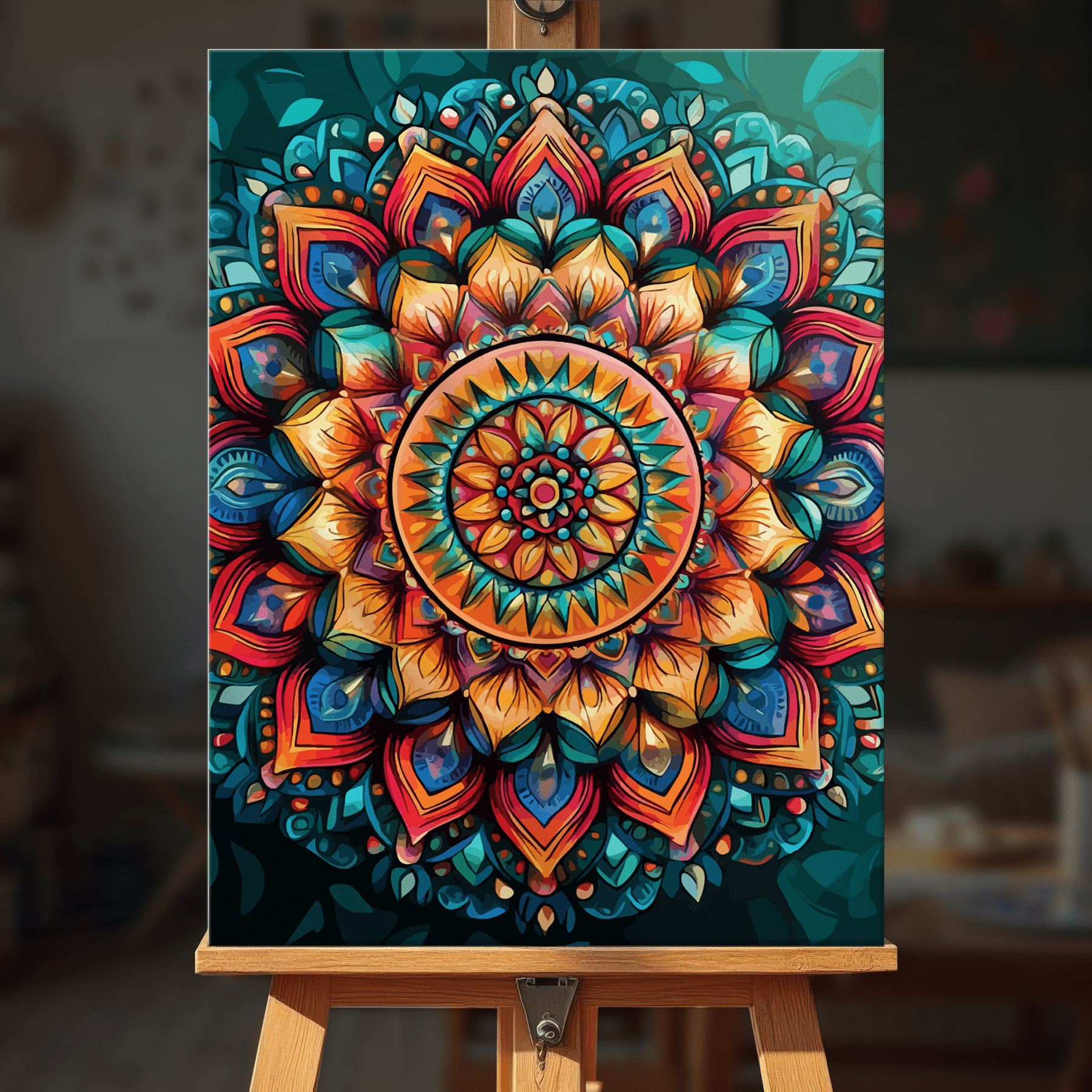 Paint by numbers - Mandala 9 - MyArt