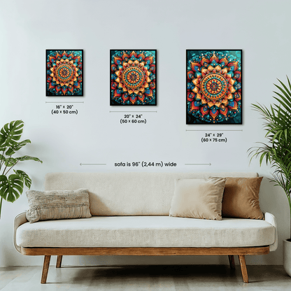 Paint by numbers - Mandala 9 - MyArt