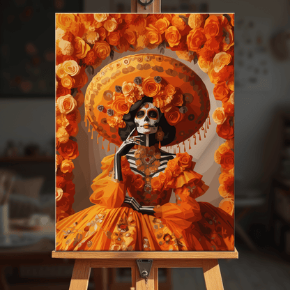 Paint by numbers - Marigold Lady - MyArt
