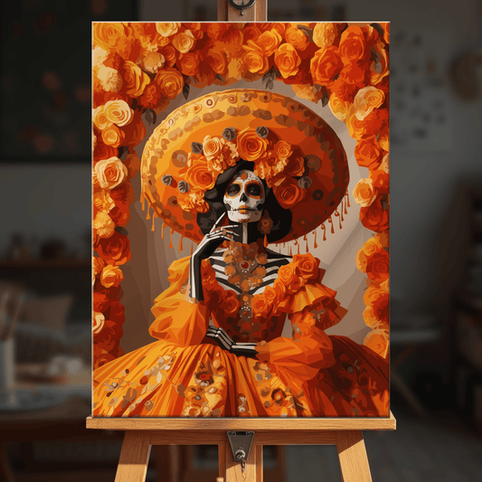 Paint by numbers - Marigold Lady - MyArt