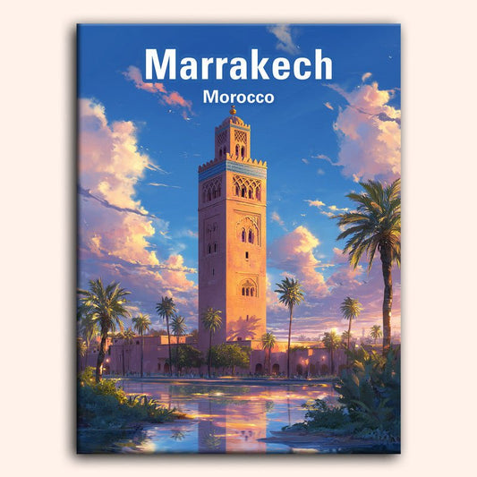 Paint by numbers - Marrakech Mosque - MyArt