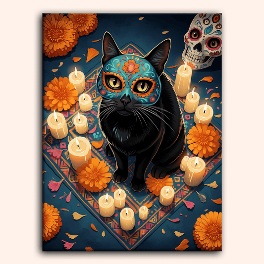 Paint by numbers - Masked Kitty - MyArt