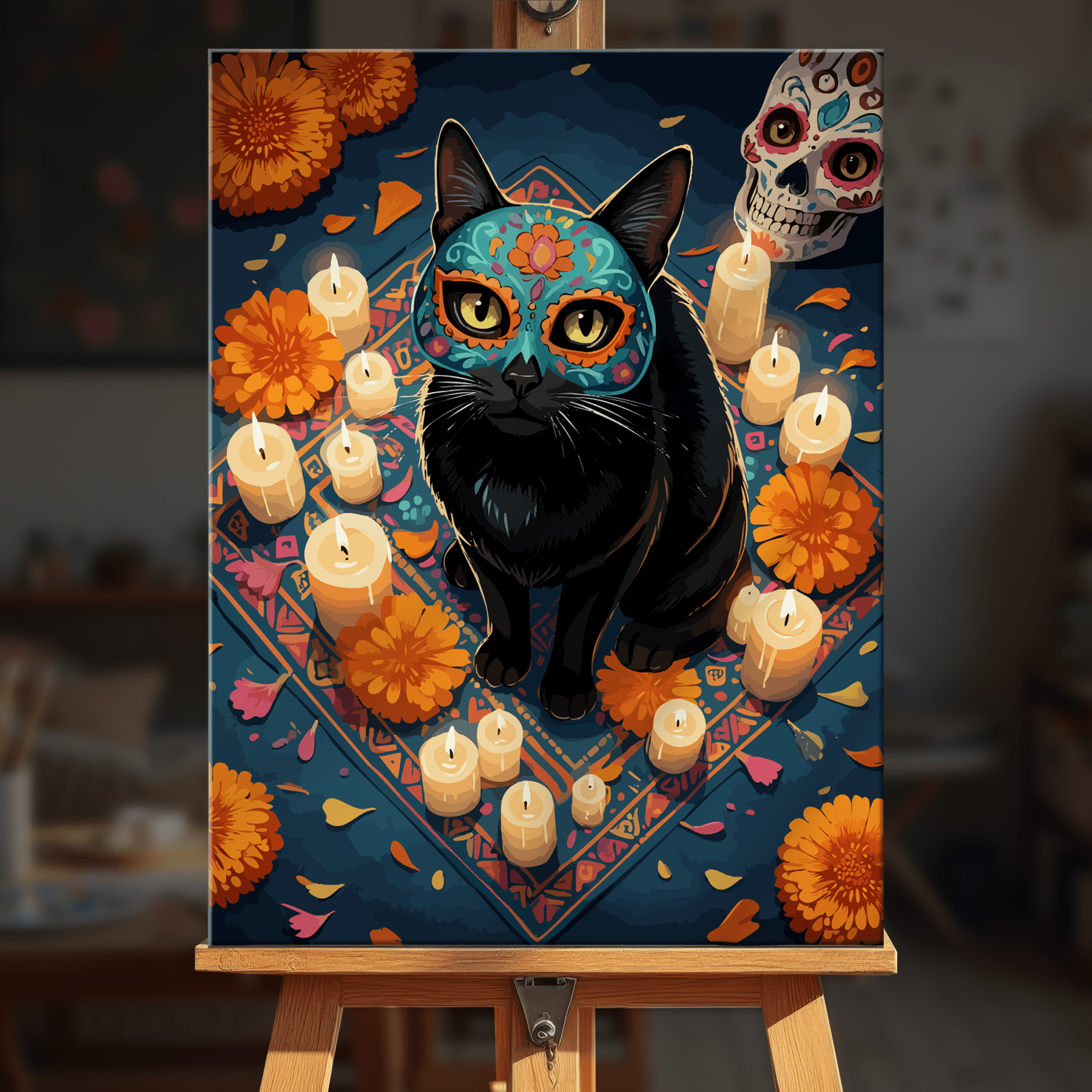 Paint by numbers - Masked Kitty - MyArt