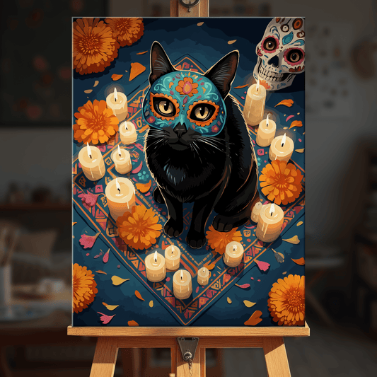 Paint by numbers - Masked Kitty - MyArt