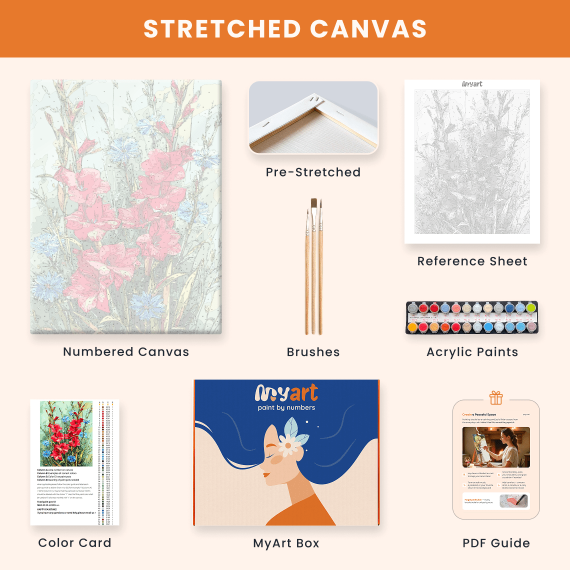 Paint by numbers - Meadow Waltz - MyArt