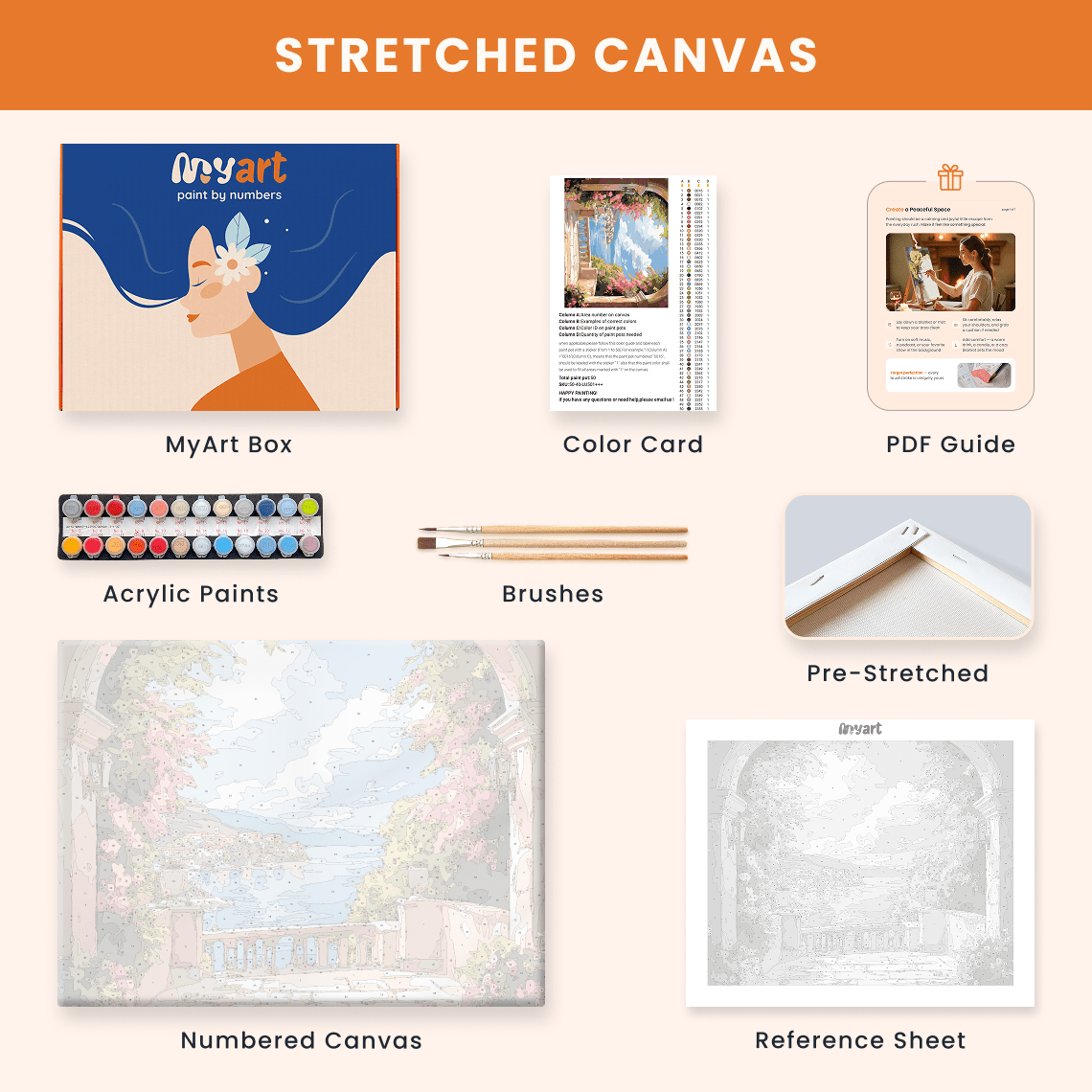 Paint by numbers - Mediterranean Dream - MyArt