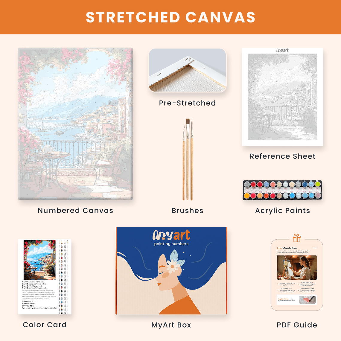 Paint by numbers - Mediterranean Escape - MyArt