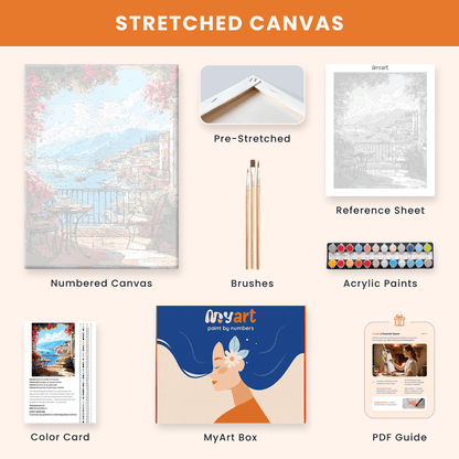 Paint by numbers - Mediterranean Escape - MyArt