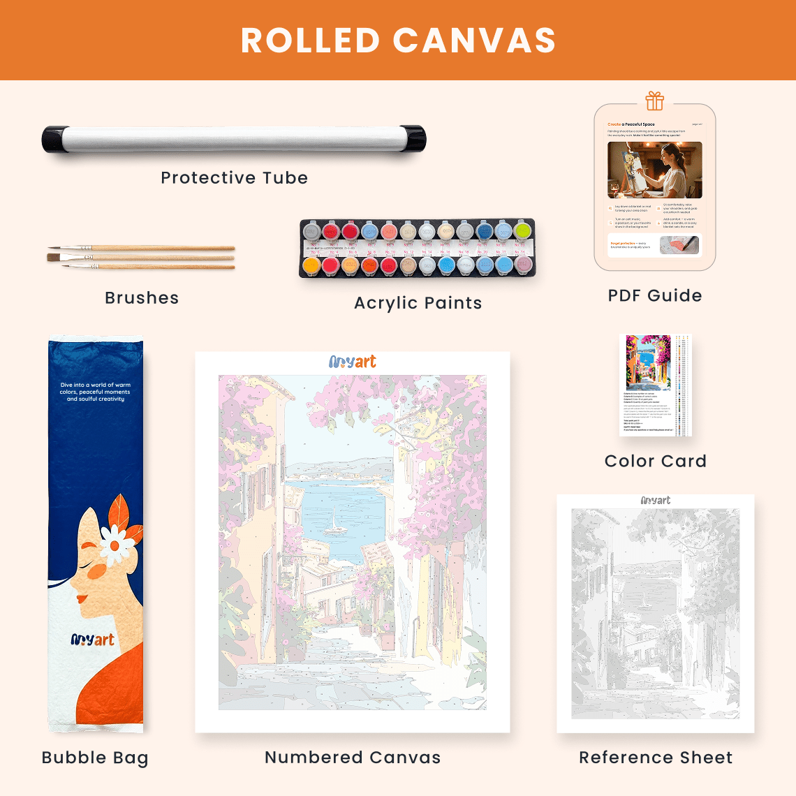 Paint by numbers - Mediterranean Vibes - MyArt