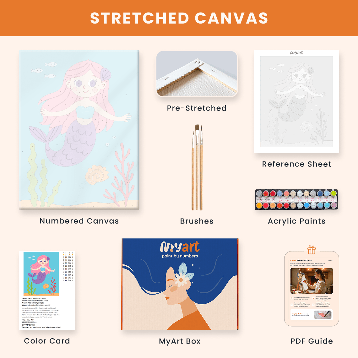 Paint by numbers - Mermaid Dream - MyArt