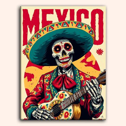 Paint by numbers - Mexico Skull - MyArt