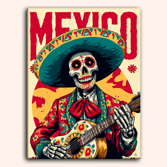 Paint by numbers - Mexico Skull - MyArt