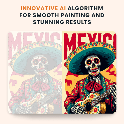 Paint by numbers - Mexico Skull - MyArt