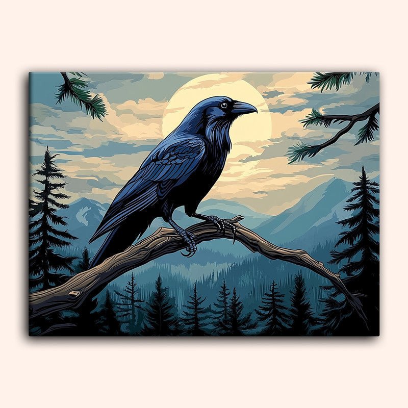 Paint by numbers - Midnight Raven - MyArt
