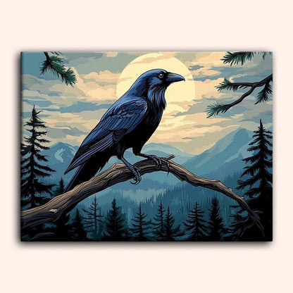 Paint by numbers - Midnight Raven - MyArt